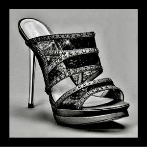 ❌ S O L D ❌A.B.S. by Allen Schwartz | Black Zabrina Stiletto Sandal size 8.5